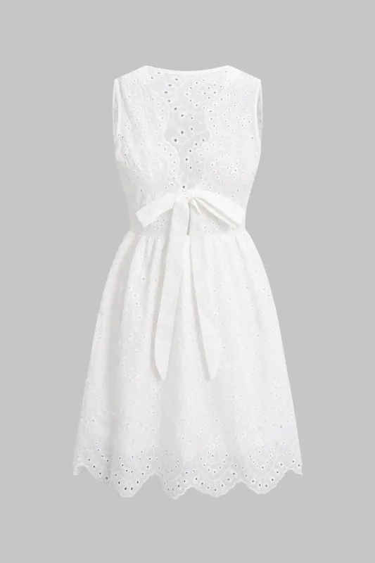 Tie-Up Cut Out Tank Sleeveless Mini Dress sold by Micas