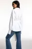 Tie Front Ruched Long-Sleeve Shirt sold by Micas