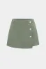 Denim Button Shorts sold by Micas