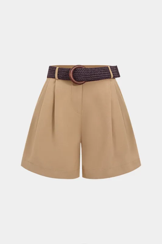 Belted Ruched Shorts sold by Micas
