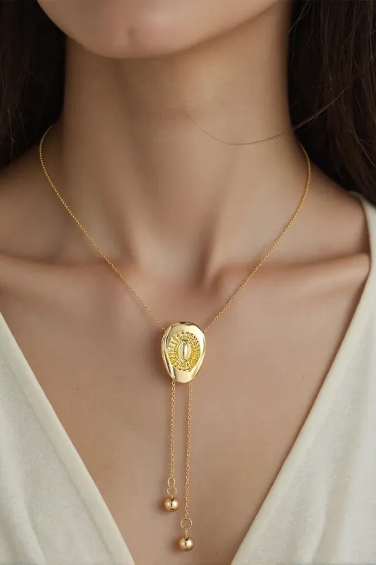 Metallic Irregular Diamond Necklaces sold by Micas