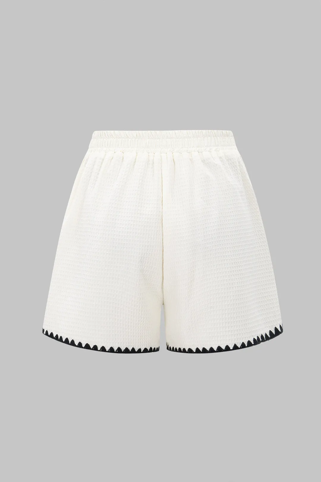 Texture Color-Block Piping Shorts sold by Micas product image thumbnail 2