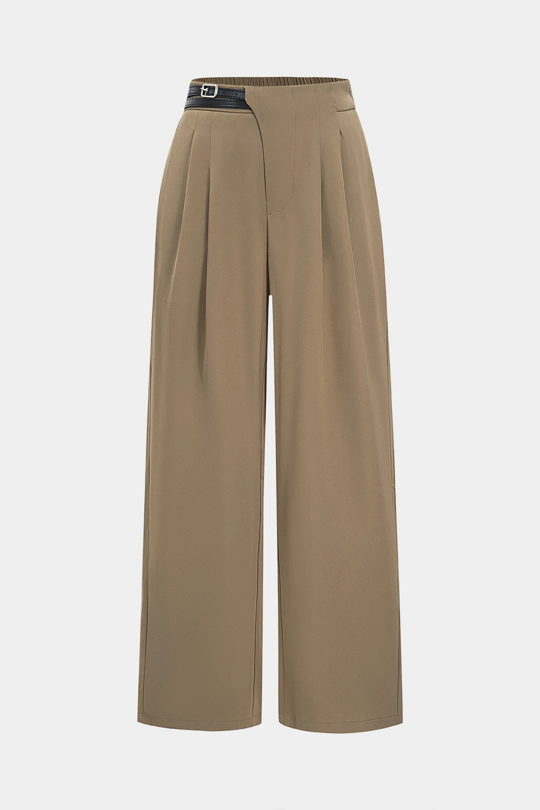 Pocket Belted Wide Leg Trousers sold by Micas