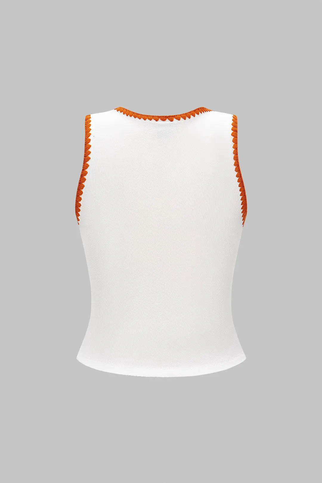 Contrast Square Neck Tank Top sold by Micas product image thumbnail 2