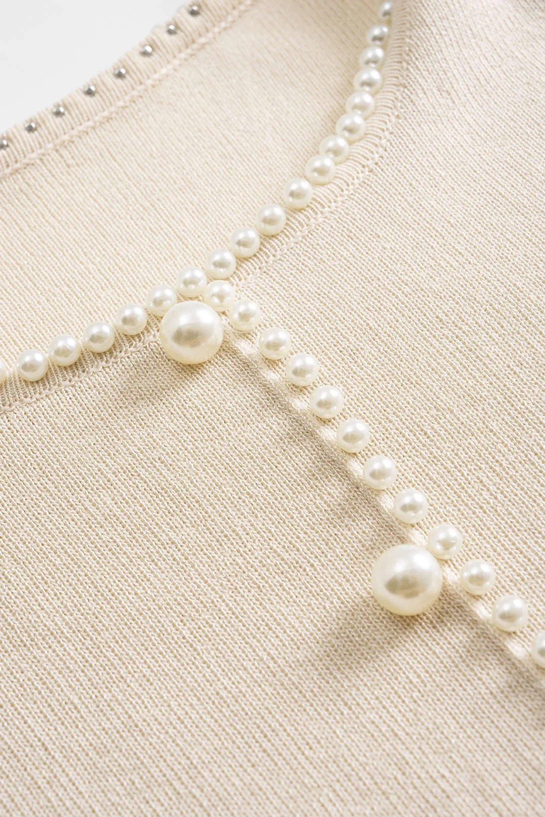 Knit Tank Pearl Dress sold by Micas product image thumbnail 3