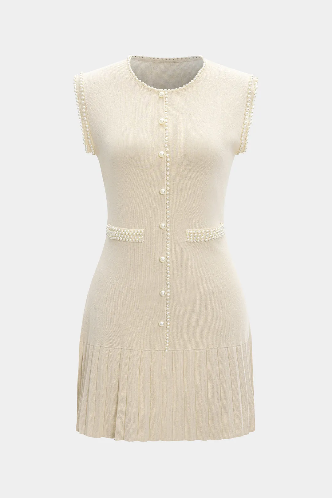 Knit Tank Pearl Dress sold by Micas