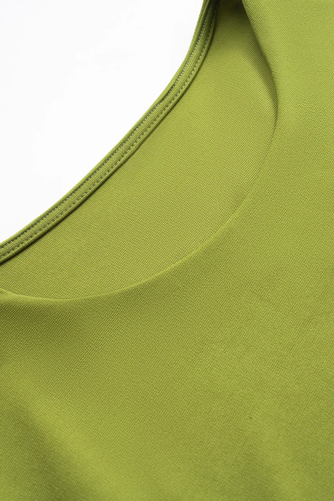 Cut Out Round Neck Ruched Sleeveless Maxi Dress sold by Micas product image thumbnail 3