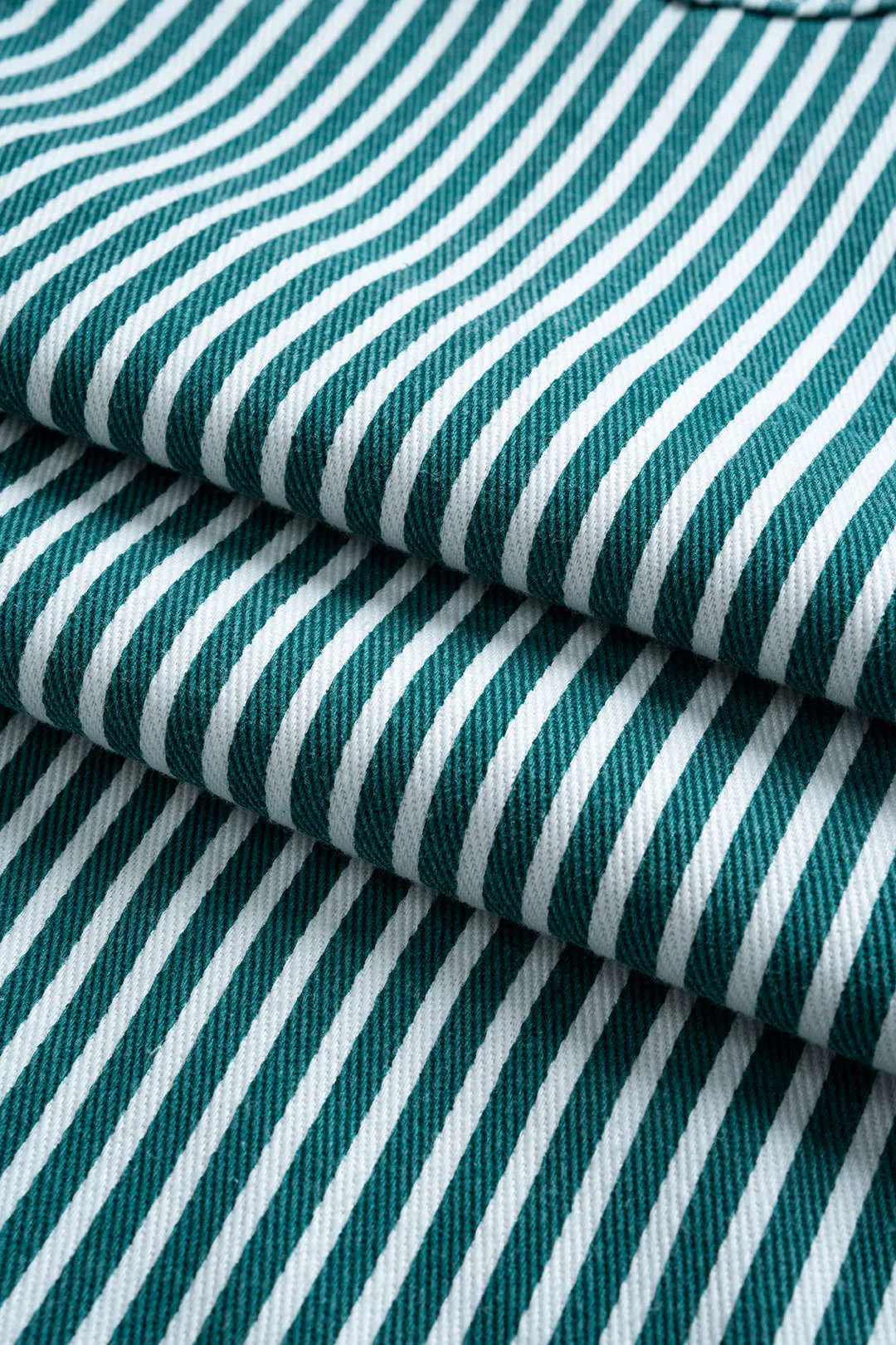 Stripe Print Pocket Drawstring Barrel Trousers sold by Micas product image thumbnail 5