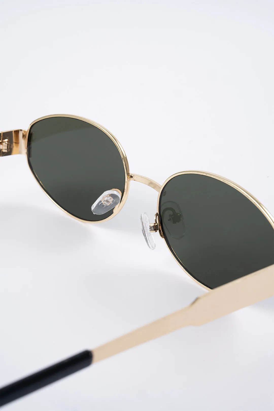 Metal Oval Wide Leg Sunglasses sold by Micas product image thumbnail 3