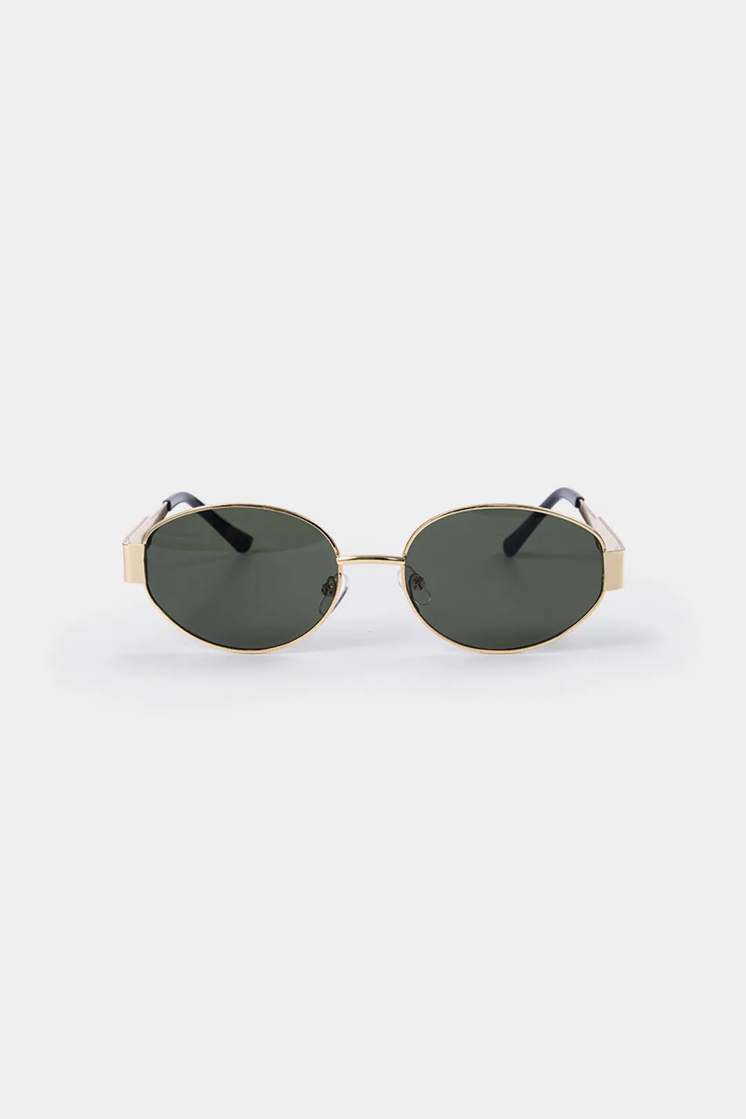 Metal Oval Wide Leg Sunglasses sold by Micas product image thumbnail 2