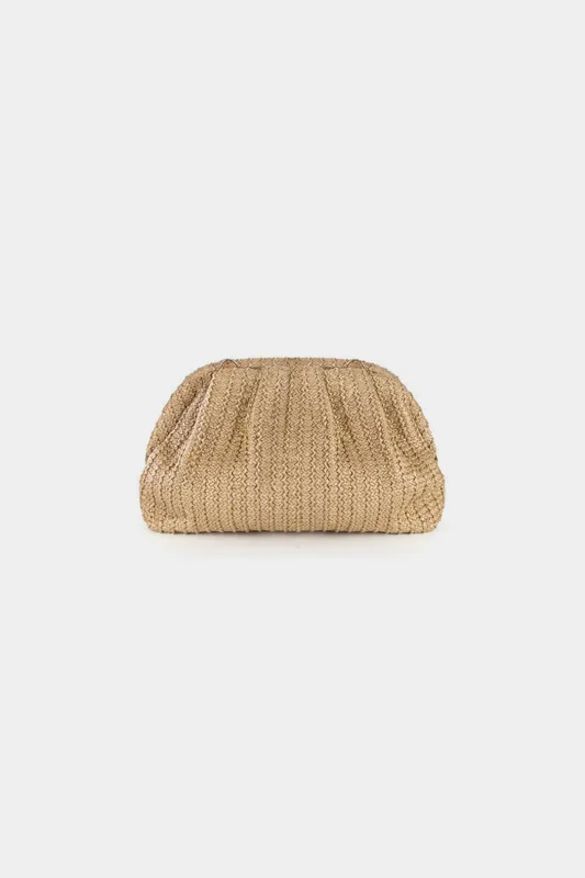 Straw Texture Clutch Bag sold by Micas