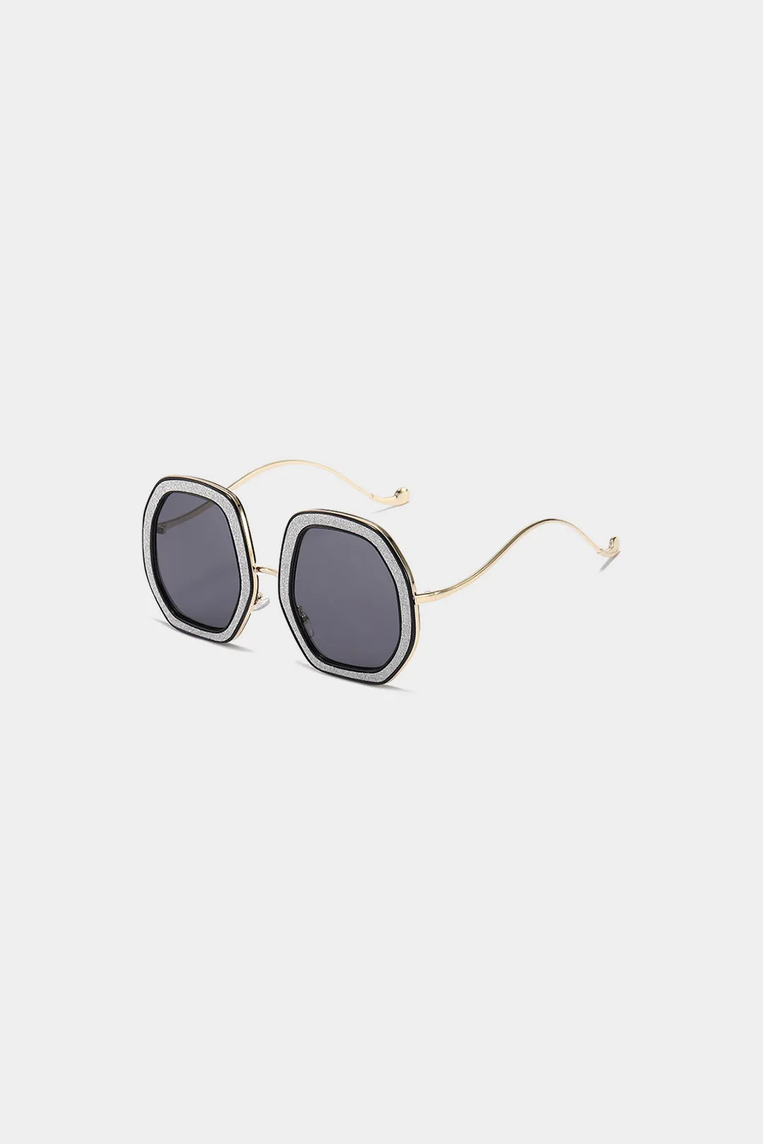 Square Metallic Sunglasses sold by Micas