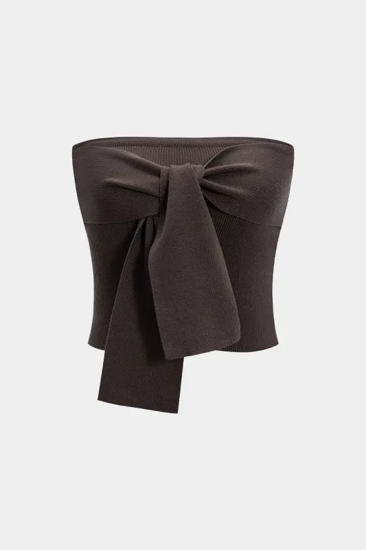 Knit Knot Strapless Tube Top sold by Micas