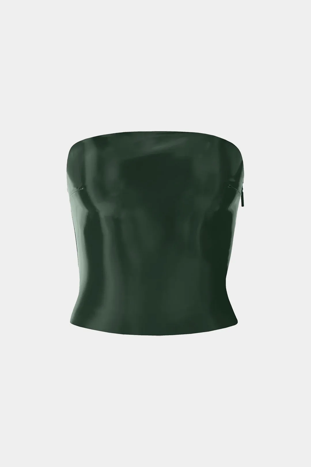 Faux Leather Strapless Tube Top sold by Micas