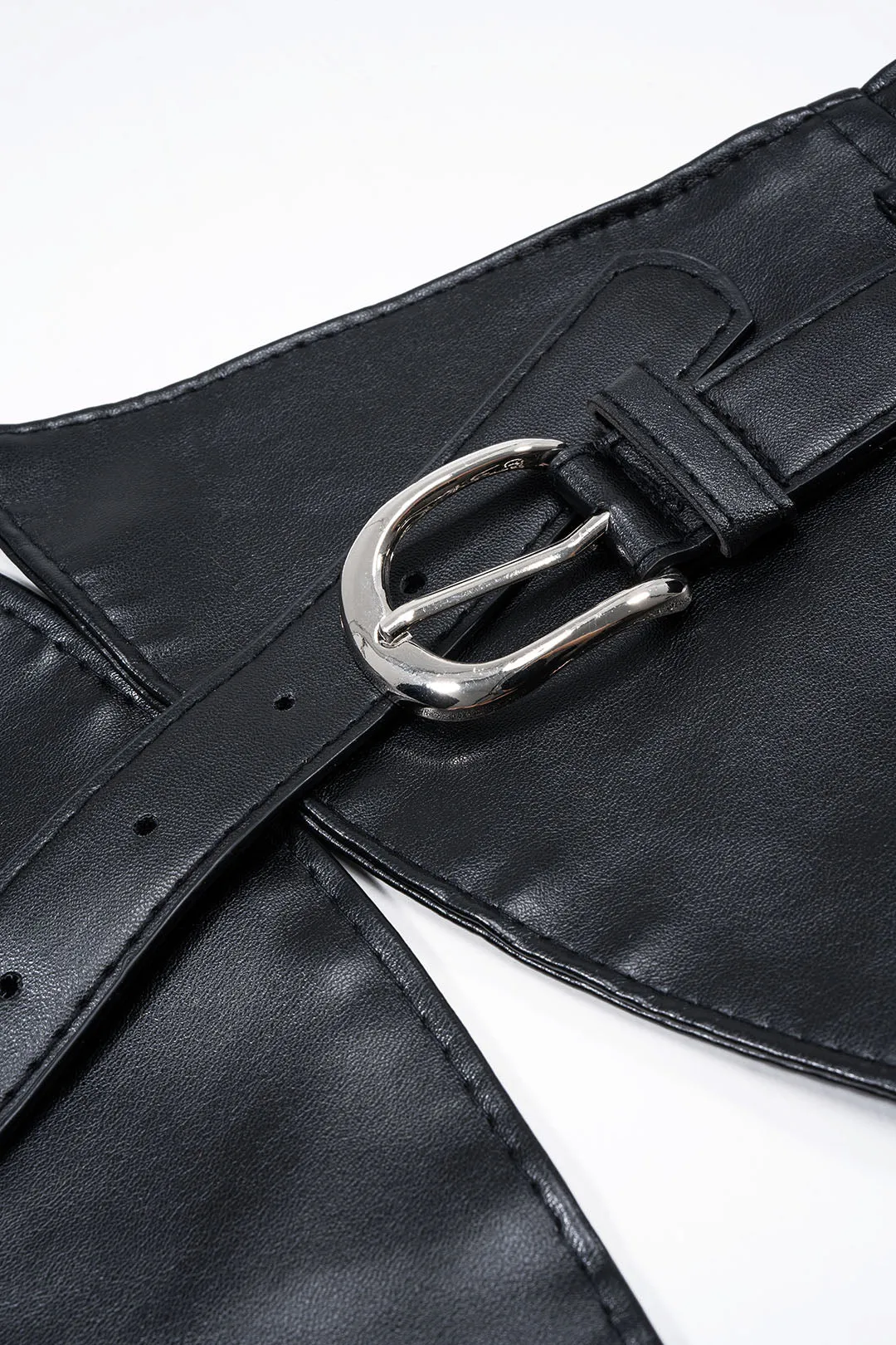 Leather Wide Waist Belt Corset sold by Micas product image thumbnail 3