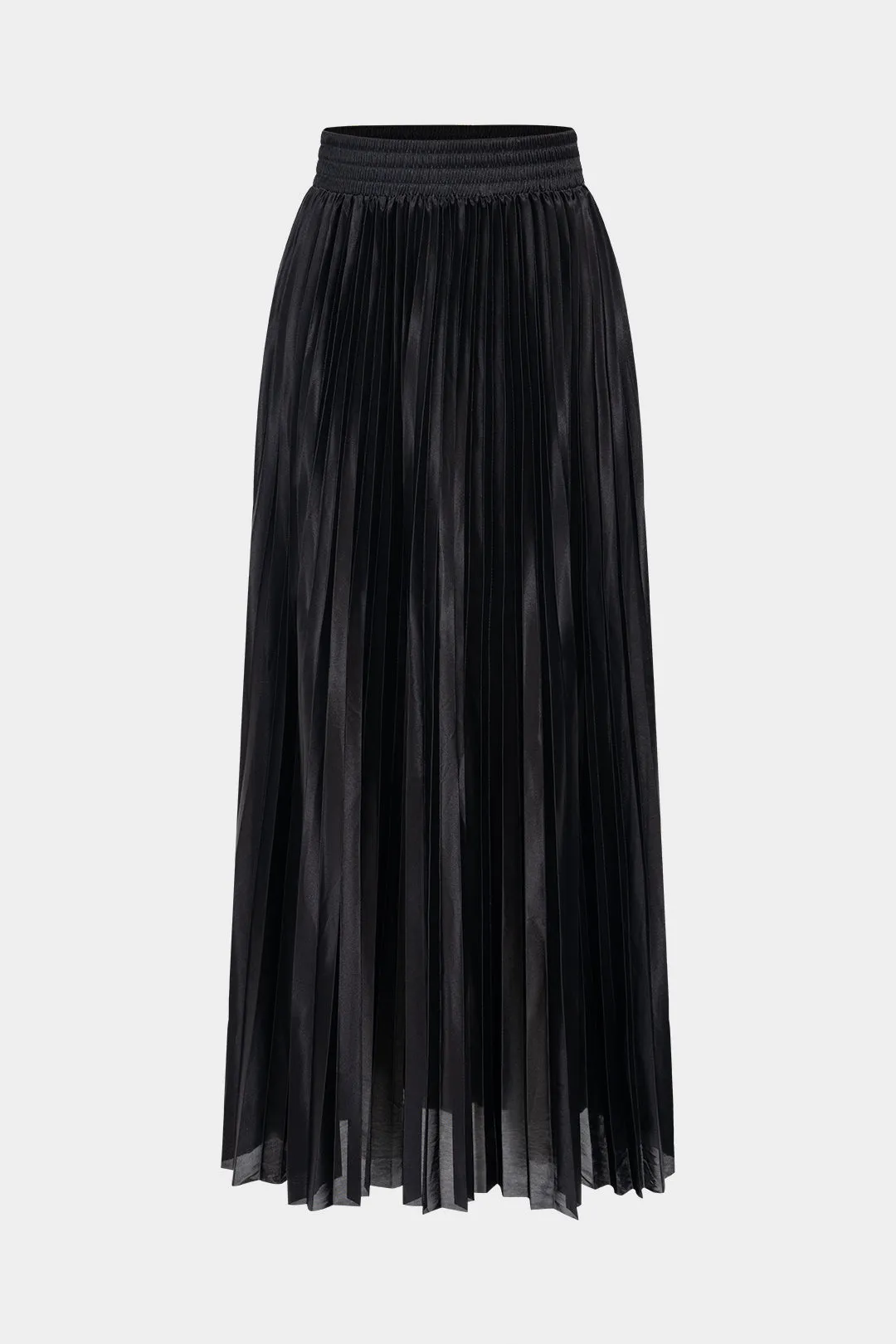Pleated High-Waist Midi Skirt sold by Micas