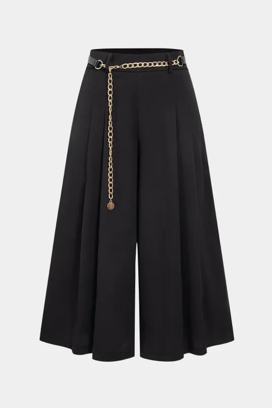 Metallic Chain Belted Trousers sold by Micas