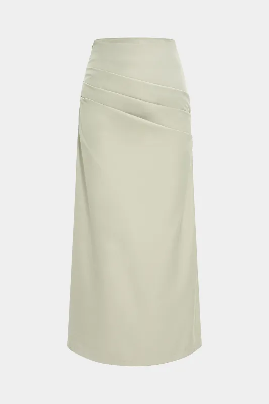 Ruched High Waist Skirt sold by Micas