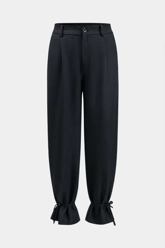 Tie-Up High Waist Trousers sold by Micas