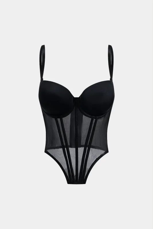 Mesh Corset Slip Cami Top sold by Micas