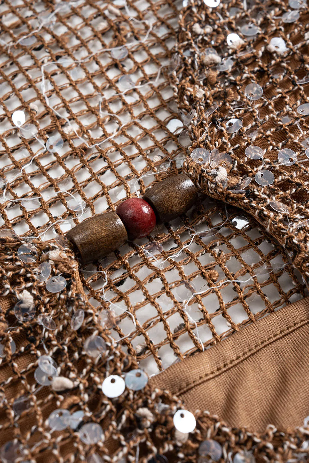 Sequin Cut Out Long Sleeve Maxi Dress sold by Micas product image thumbnail 5