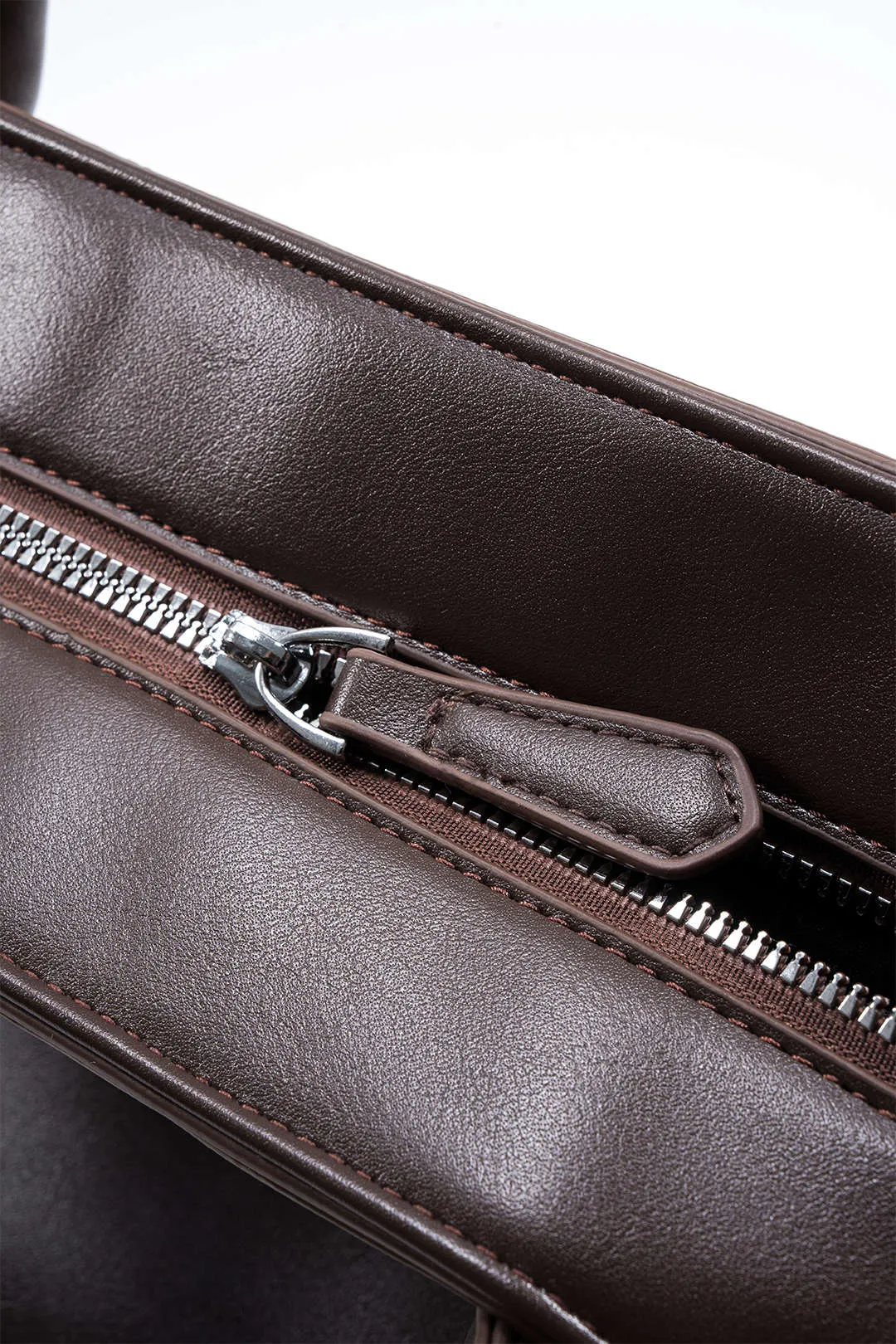 Faux Leather Solid Shoulder Bag sold by Micas product image thumbnail 5