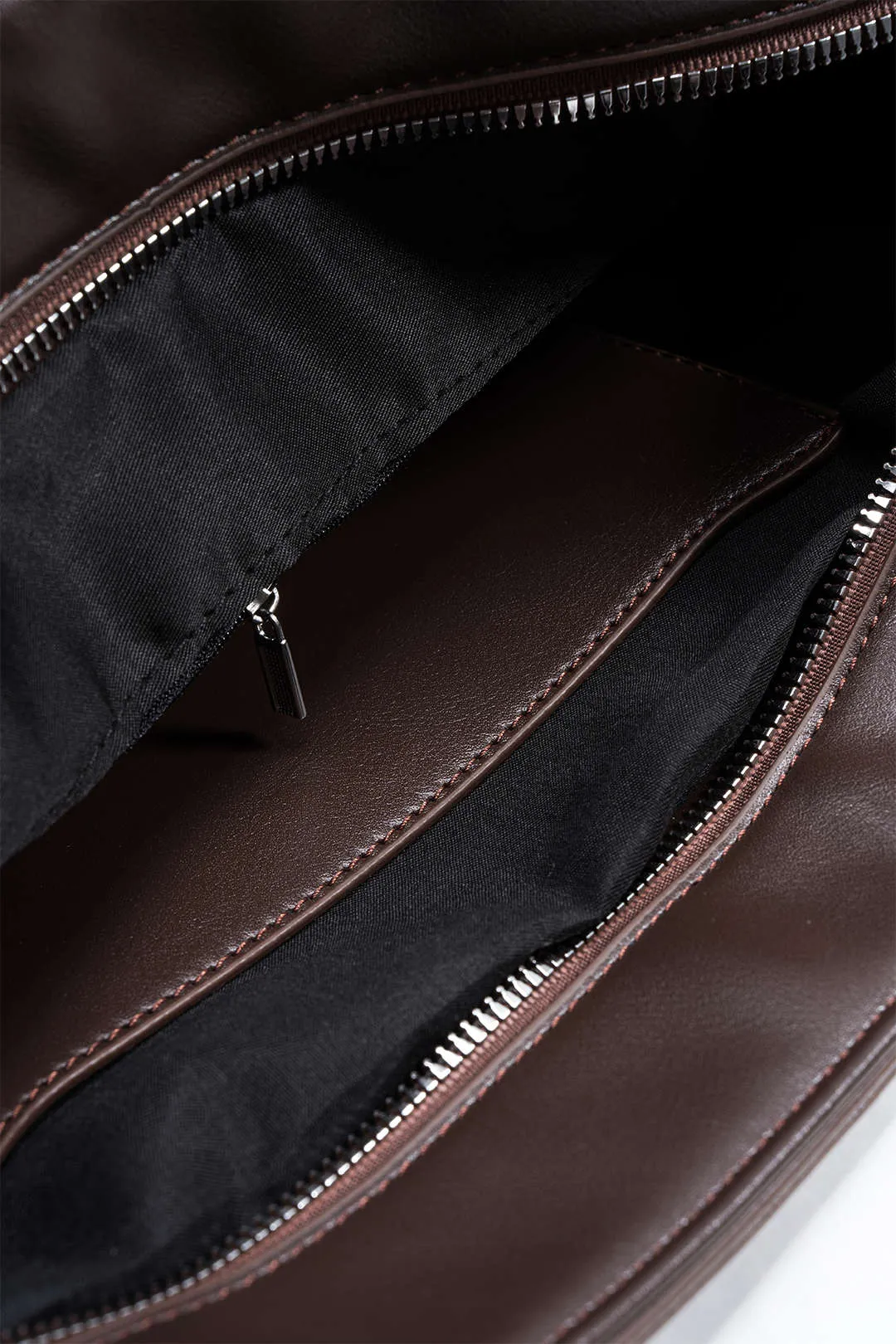 Faux Leather Solid Shoulder Bag sold by Micas product image thumbnail 4