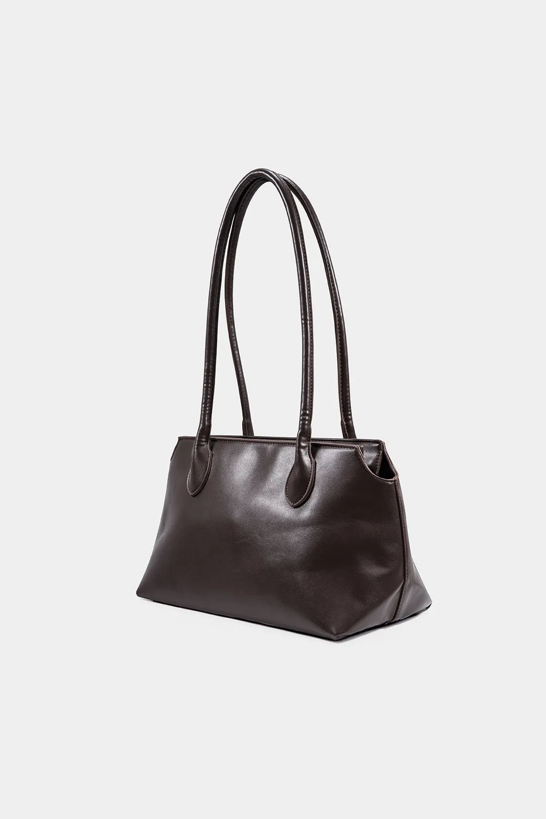 Faux Leather Solid Shoulder Bag sold by Micas