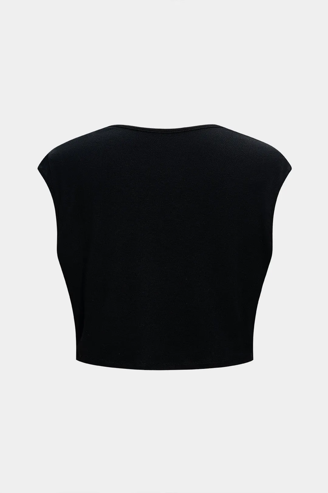 Plus Size Graffiti Print Sleeveless T-Shirt sold by Micas product image thumbnail 2