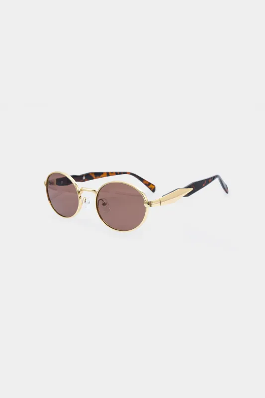 Metal Oval Frame Sunglasses sold by Micas