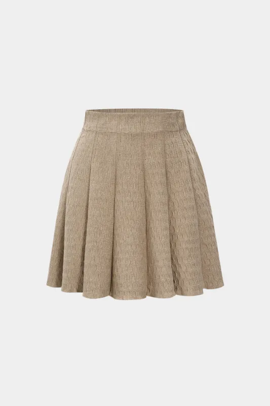 Knit Texture Mini Skirt sold by Micas