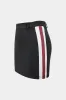 Contrast Stripes Print Short-Sleeve Shirt And Mini Skirt Set sold by Micas