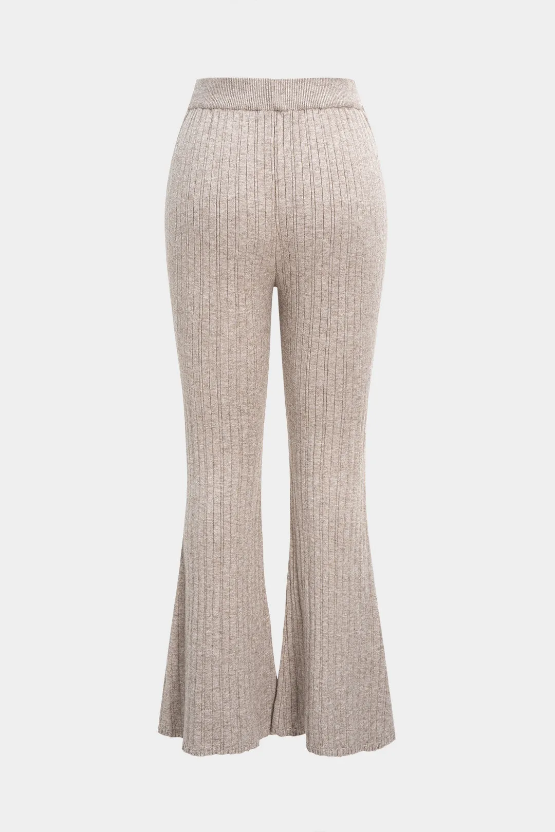 Knit Tie-Up High Waist Flared Trousers sold by Micas product image thumbnail 2