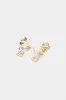 Metallic Irregular Texture Earrings sold by Micas