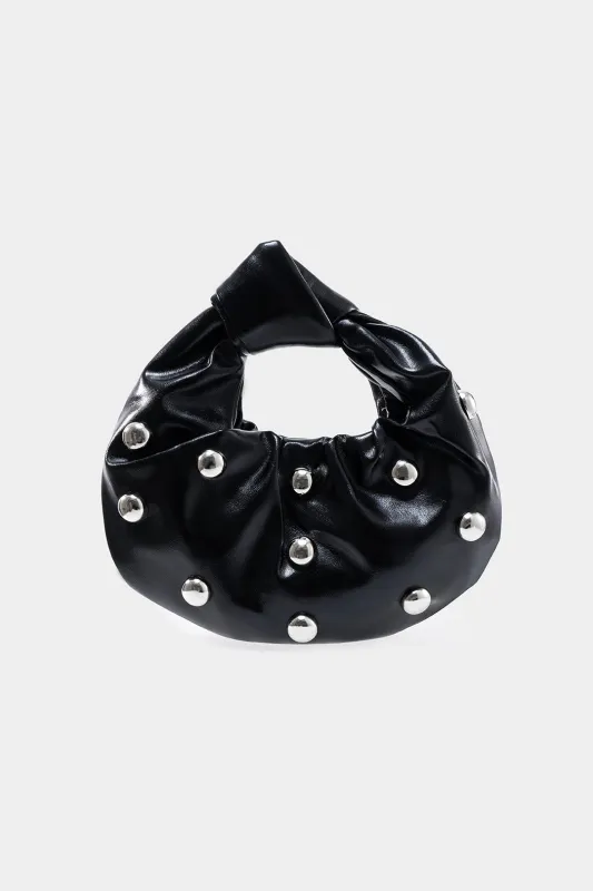 Faux Leather Studded Tote Bag sold by Micas