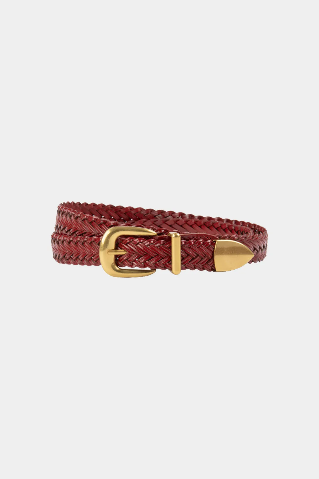 Woven Leather Waist Belt sold by Micas