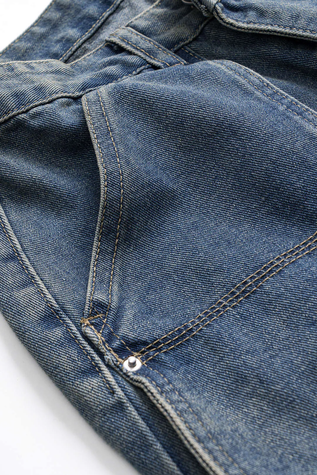 Denim High Waist Wide Leg Jeans sold by Micas product image thumbnail 3