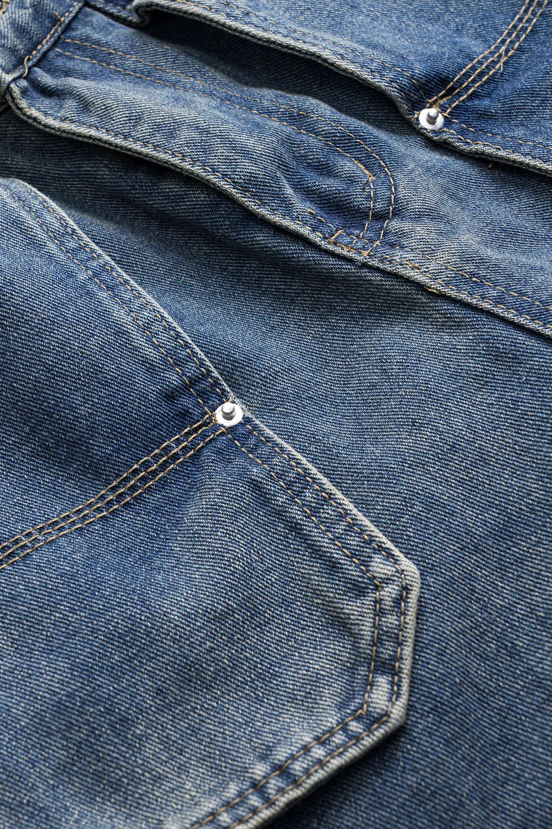 Denim High Waist Wide Leg Jeans sold by Micas product image thumbnail 4