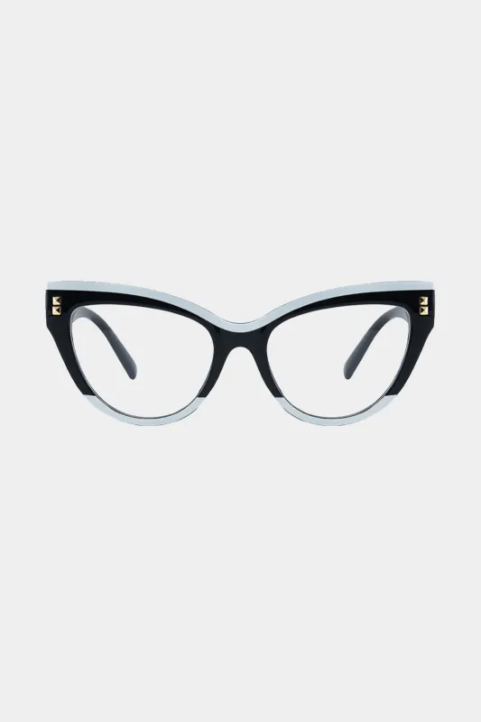 Oval Stud Contrast Sunglasses sold by Micas