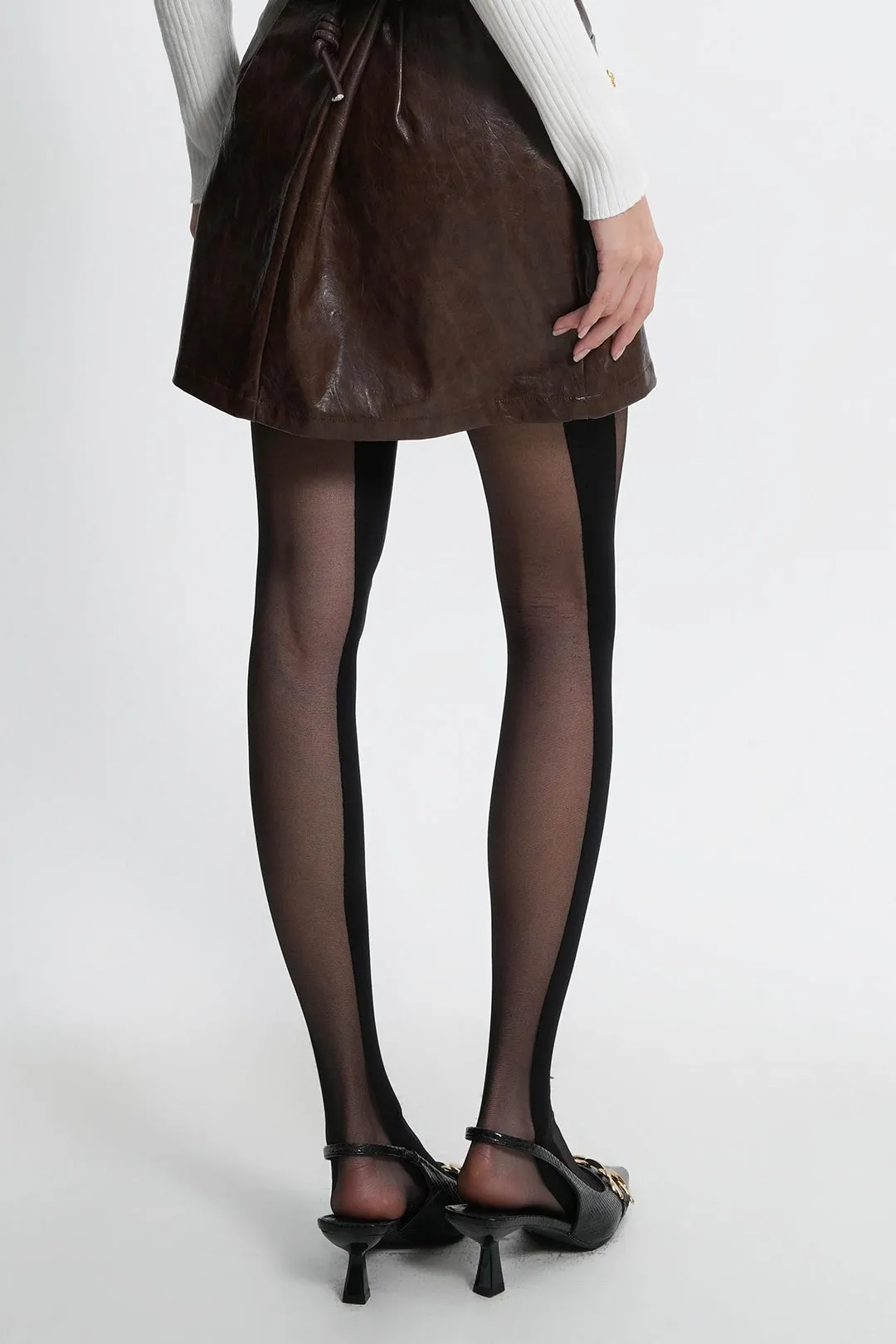 Patchwork Side Stitching Tights sold by Micas product image thumbnail 3