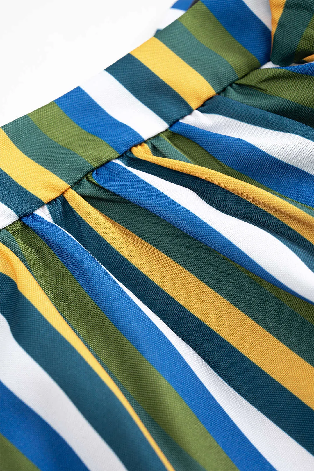 Kontrast Stripe Print Ruched Tie Front Turusers sold by Micas product image thumbnail 3