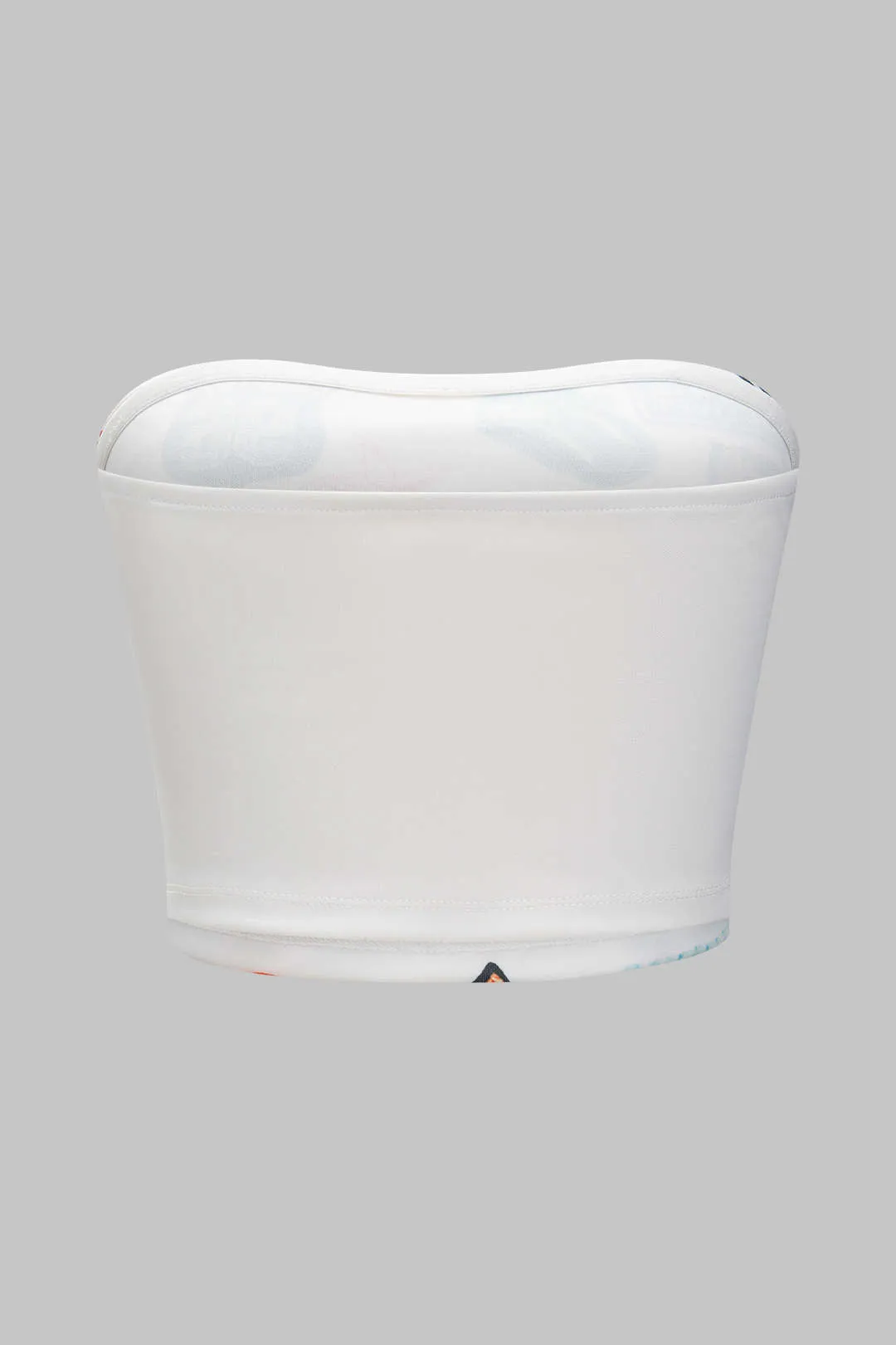 Retro Print Tube Top og High Waist Shorts indstillet sold by Micas product image thumbnail 4