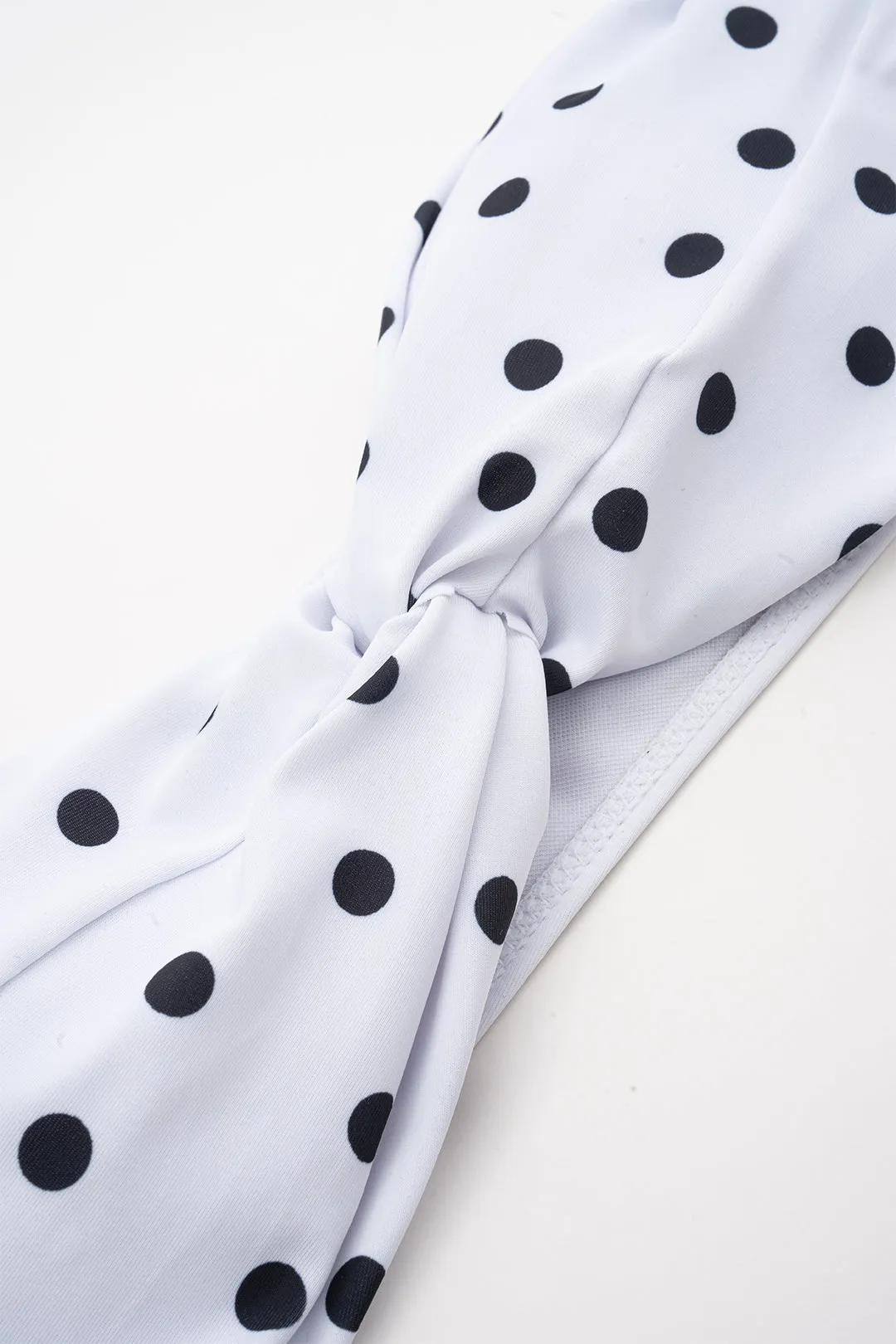 Polka Dots Print Backless Bikini Set sold by Micas product image thumbnail 3