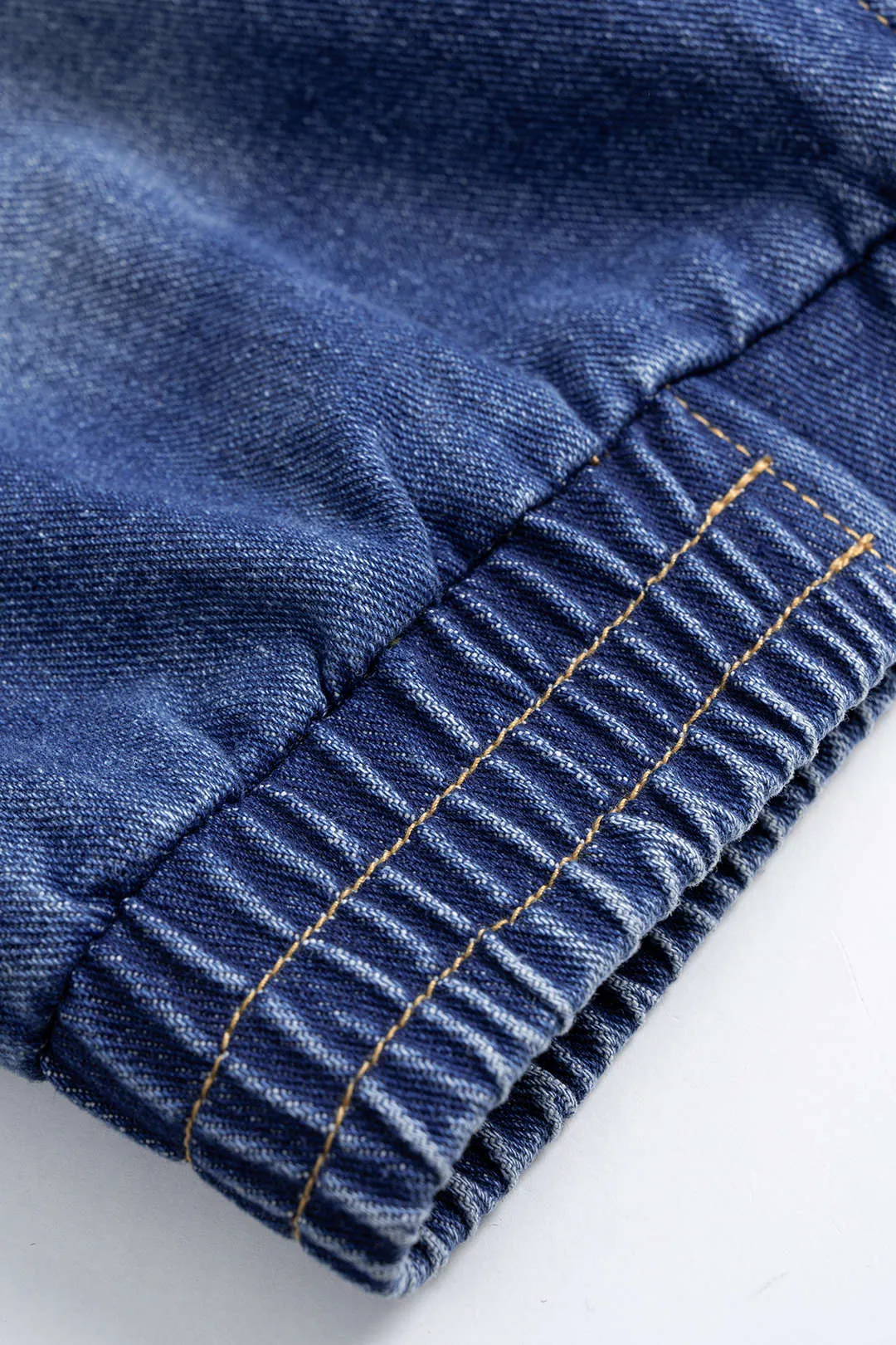 Denim Pocket Shirred Zipper Outerwear sold by Micas product image thumbnail 5