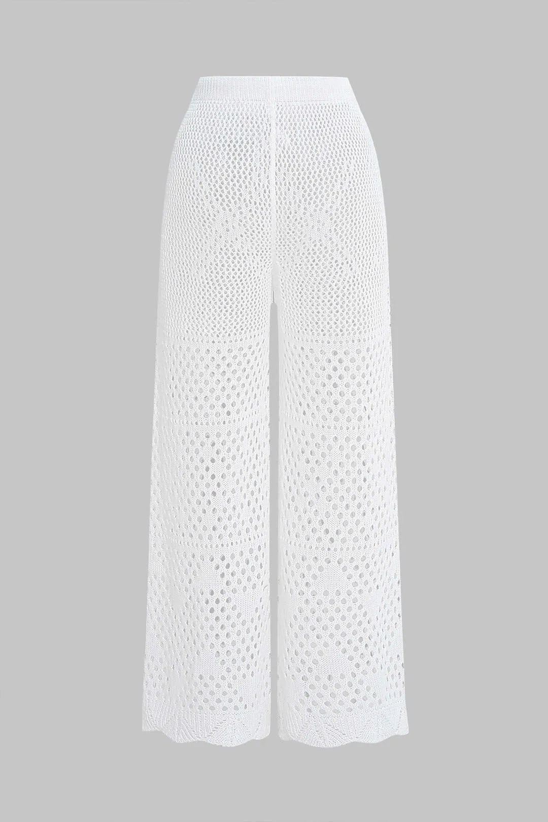 Knit Cut Out Drawstring Trousers sold by Micas product image thumbnail 4