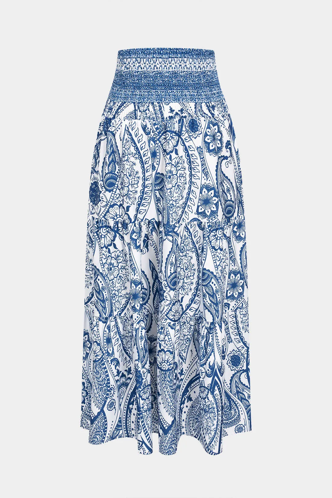 Bohemian Print Smocked Skirt sold by Micas product image thumbnail 2