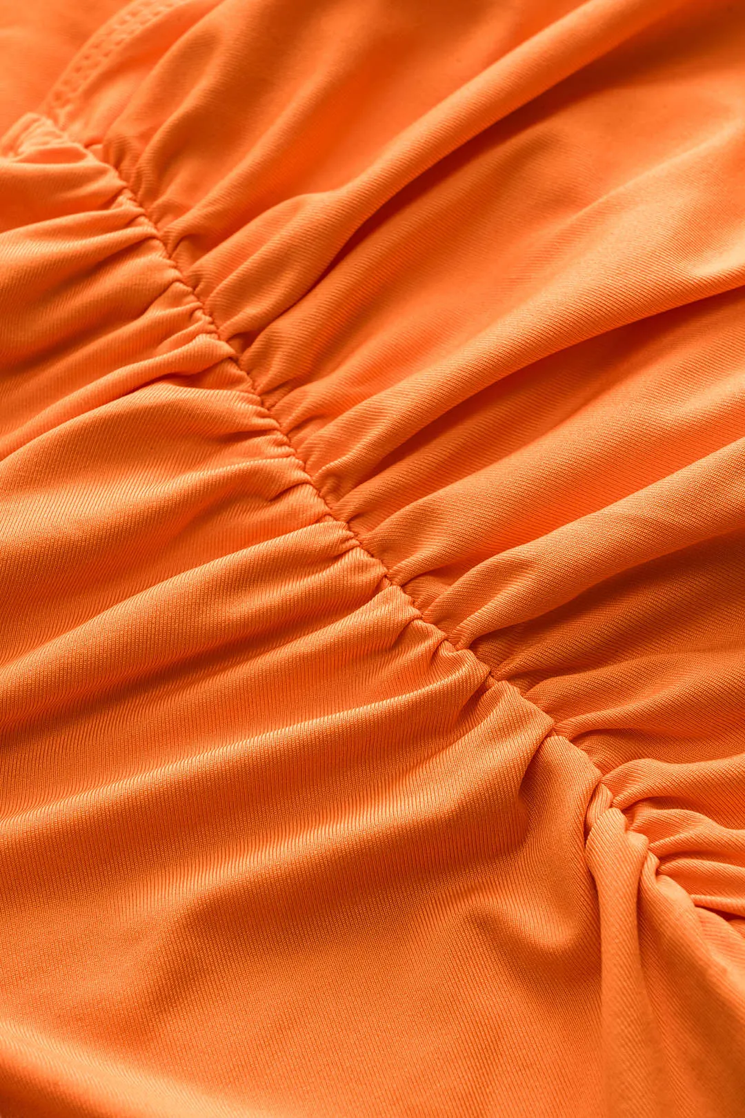 Plus størrelse ruched flettet skåret ud bagfra tank top og nederdel sæt sold by Micas product image thumbnail 4