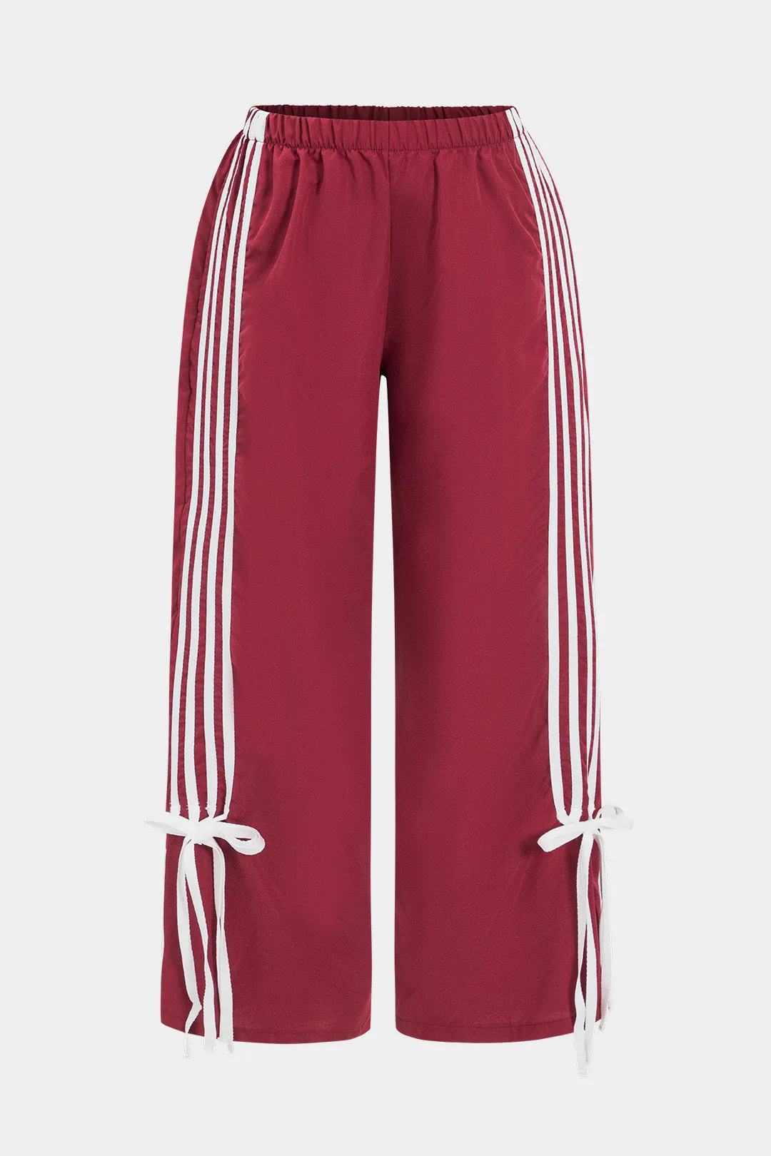 Plus størrelse kontrast bue patchwork bukser sold by Micas