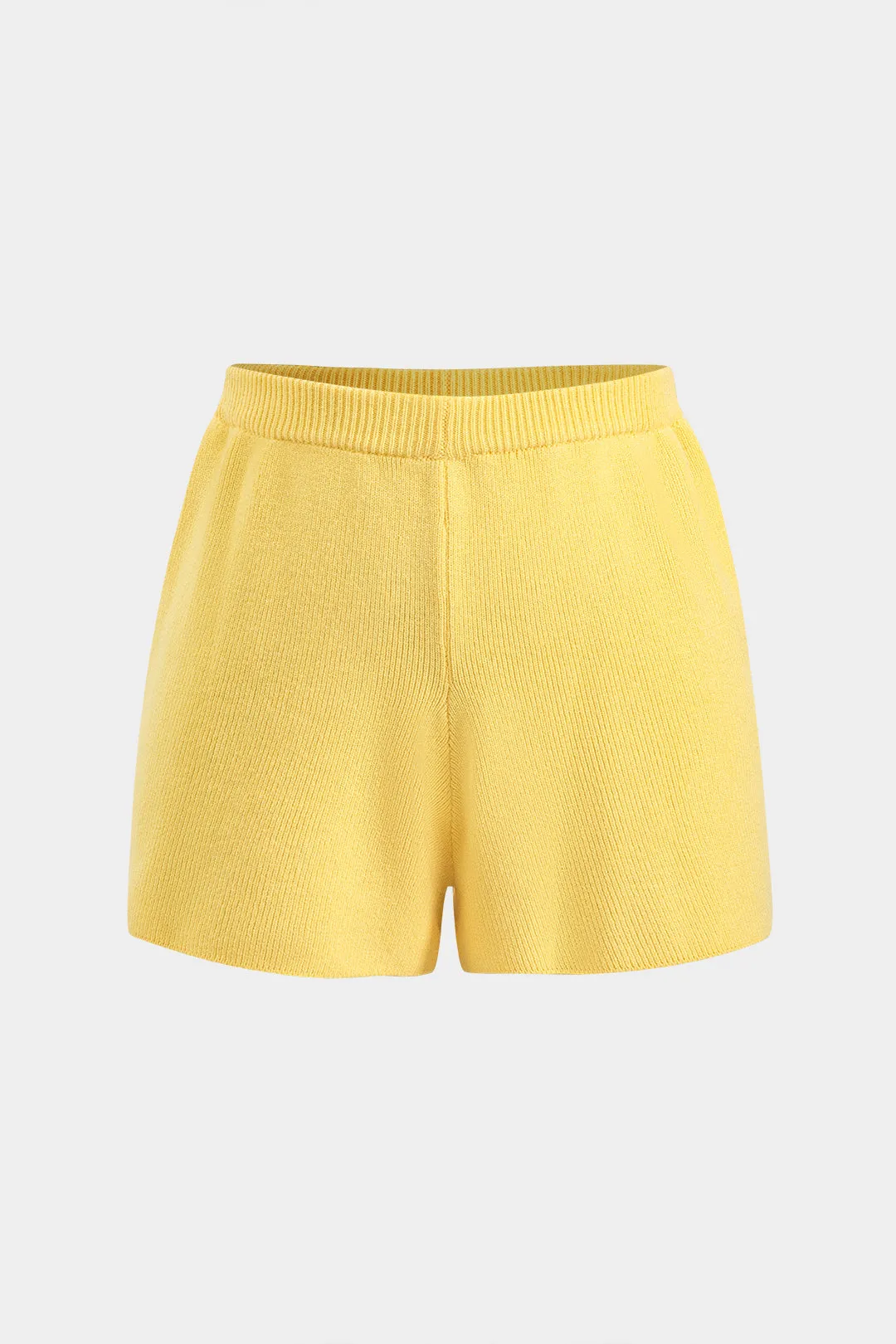 Plus størrelse solide shorts sold by Micas