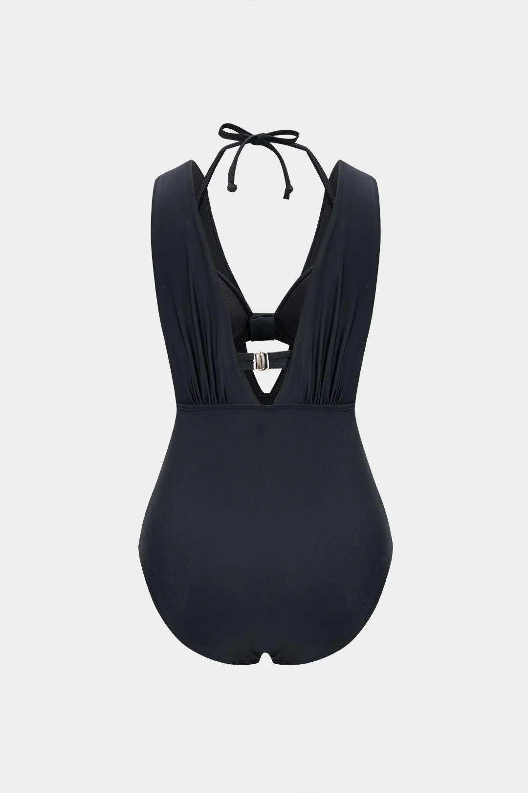 Tie-Back Slip Ruched Sleeveless Bodysuit sold by Micas product image thumbnail 4